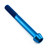 Titanium Socket Cap Bolt M10x(1.25mm)x85mm Blue