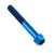 Titanium Socket Cap Bolt M5x(0.80mm)x40mm Blue
