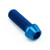 Titanium Socket Cap Bolt M7x(1.00mm)x20mm Blue