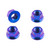 Titanium Sprocket Nuts M8x(1.25mm) Pack x4 Purple Haze