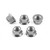 Titanium Sprocket Nuts M8x(1.25mm) Pack x5