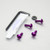 Aluminium Screen Kit 4 Bolts Purple