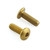 Aluminium Screen Kit (4mm Italian Bikes) 2 Bolts Gold