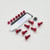 Aluminium Screen Kit RGV 250 7 Bolt Red