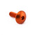 Aluminium Exhaust Heat Shield Mount Bolt Kit Orange
