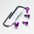 Aluminium Exhaust Heat Shield Mount Bolt Kit Purple