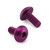 Aluminium Exhaust Heat Shield Mount Bolt Kit Purple