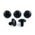 Aluminium Exhaust Heat Shield Mount Bolt Kit Black