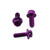 Aluminium Front Brake Line Clip Mount Bolt Kit Etched Purple