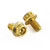 Aluminium Exhaust Heat Shield Mount Bolt Kit Race Spec Etched Gold