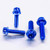 Aluminium Brake & Clutch Lever Perch Pinch Bolt Kit Race Spec Etched Blue