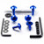 Aluminium Mudguard & Hugger Bolt Kit Blue