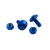 Aluminium Number Plate Kit 20 Blue