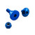 Aluminium Reservoir Mount Bolt Kit Clutch Blue