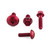 Aluminium Reservoir Mount Bolt Kit Front & Rear Brake Red