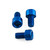 Aluminium Reservoir Mount Bolt Kit Front Brake, Rear Brake & Clutch Blue