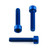 Aluminium Reservoir Mount Bolt Kit Rear Brake Blue