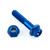 Aluminium Reservoir Mount Bolt Kit Rear Brake Race Spec Etched Blue