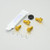 Aluminium Chain Guard Bolt Kit Gold
