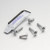 Aluminium Chain Guard & Rear Hugger Bolt Kit Silver