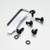 Aluminium Chain Guard & Rear Hugger Bolt Kit Black