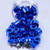 Aluminium Tub Push-In Button & Cup Washers 100 Piece Blue