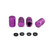 Aluminium Valve Dust Cap Pack x4 Purple