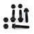 Aluminium Hand Guard Mount Bolt Kit Black