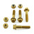 Aluminium Hand Guard Mount Bolt Kit Gold