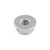 Aluminium Flanged Nut M4x(0.70mm) Silver