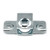 M6 Zinc Coated Steel Rivet On Receptacle For 1/4 Turn Quick Release M19.5 x 33 x 8.5