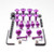 Aluminium Fairing Kit Kawasaki ER6-N 12-16 Purple