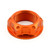 Aluminium Flanged Top Yoke Nut M22x(1.00mm) Open Orange