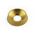 Aluminium Countersunk Washer M5 (13.5mm O/D) Gold