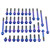 Titanium Engine Kit Kawasaki Ninja ZX-6R Flanged Hex Head Bolt Purple Haze