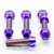 Titanium Hand Guard Mount Bolts KTM 125 Duke Purple Haze