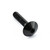 Stainless Steel Dome Head Bolt M6x(1.00mm)x30mm Black