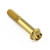 Stainless Steel Flanged Hex Head Bolt M10x(1.25mm)x55mm Race Spec Gold