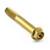 Stainless Steel Flanged Hex Head Bolt M10x(1.25mm)x65mm Gold