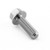 Stainless Steel Flanged Hex Head Bolt M5x(0.80mm)x16mm