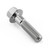 Stainless Steel Flanged Hex Head Bolt M6x(1.00mm)x25mm