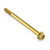 Stainless Steel Flanged Hex Head Bolt M6x(1.00mm)x80mm Race Spec Gold