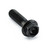 Stainless Steel Flanged Hex Head Bolt M8x(1.25mm)x30mm Black