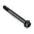 Stainless Steel Flanged Hex Head Bolt M8x(1.25mm)x75mm Black