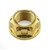 Stainless Steel Axle Nut M25x(1.50mm) Swingarm Pivot Gold