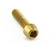 Stainless Steel Socket Cap Bolt M6x(1.00mm)x25mm Gold