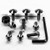 Titanium Mudguard & Hugger Bolt Kit Black