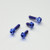 Titanium Reservoir Mount Bolt Kit Front Brake-Rear Brake & Clutch DualDrive Blue