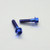 Titanium Reservoir Mount Bolt Kit Rear Brake Master Cylinder Flanged Hex Blue