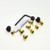 Stainless Steel Screen Kit KTM RC390 Gold
